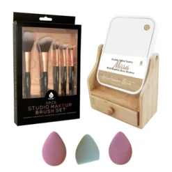 Pursonic Beauty Essentials Set – Studio Makeup Brush Set, Multi-Shape Sponges, And Dual-Sided Vanity Mirror With Bamboo Base 7 Pursonic Beauty Essentials Set – Studio Makeup Brush Set, Multi-Shape Sponges, And Dual-Sided Vanity Mirror With Bamboo Base -Umbra Home Decor Shop GUEST b7f2f305 5d7f 4c0f ba9b cdee42b0d615
