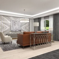 Metal And Mirror Trellis Design Front And Sides Console Table Silver - Olivia & May -Umbra Home Decor Shop GUEST b91e91f5 4dc0 403d 9171 cdc999973b22