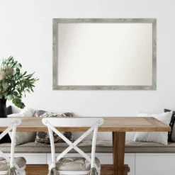 39" X 27" Non-Beveled Dove Gray Wash Square Wall Mirror - Amanti Art -Umbra Home Decor Shop GUEST b9242e0d cf43 4f6f af9e 2d620e6ea04f