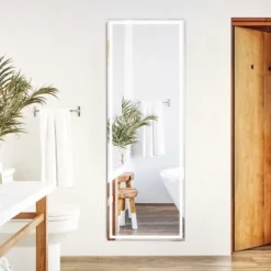 Soraya 65" X 22" Full-length Frameless Anti-Fog Plug-in/Hardwire Aluminum Front-lit Tri-color LED Freestand/Hang Mirror W/ Touch Control - JONATHAN Y -Umbra Home Decor Shop GUEST b92de44d b0b2 4b5e 951d 80805bba2eb5