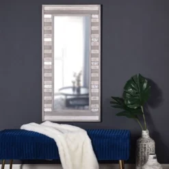 Barn Wood And Galvanized Rustic Wooden Wall Mirror Gray - StyleCraft -Umbra Home Decor Shop GUEST b9fe43ae c7b7 4ce5 bc5d 6e94dbd21a93