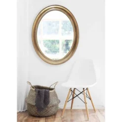 30" Sonore Oval Wall Mirror Antique Gold - Infinity Instruments -Umbra Home Decor Shop GUEST ba0cdd75 df33 4544 ad8a 80b89cd4bfa4