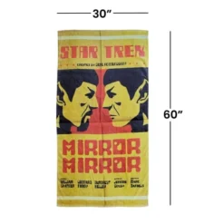 Ukonic Star Trek Spock Mirror Mirror 60"x30" Beach Towel -Umbra Home Decor Shop GUEST ba4e3b27 334b 471a bb92 735431d07828