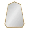 23" X 30" Hammell Framed Wall Mirror Gold - Kate & Laurel All Things Decor