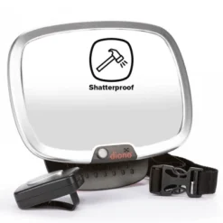 Diono Easy View Plus Baby Car Mirror With Light, For Rear Facing Infant With 360 Rotation, Silver -Umbra Home Decor Shop GUEST bb8ac869 30a2 4afe 8b17 a5f7b181005a