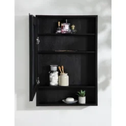 20" X 30" Vin Decorative Wall Mirror With Shelves Black - Kate & Laurel All Things Decor 12 20" X 30" Vin Decorative Wall Mirror With Shelves Black - Kate & Laurel All Things Decor -Umbra Home Decor Shop GUEST bbc2db0a 7886 47ea a0bb 879625adcadb