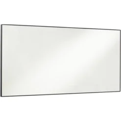 Noble Park Aryn Rectangular Vanity Accent Wall Mirror Modern Matte Black Iron Frame 20" Wide For Bathroom Bedroom Living Room Office House Entryway -Umbra Home Decor Shop GUEST bc4041fa f0b8 46fd a99f cb549beb3473