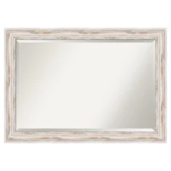 Alexandria White Wash Framed Wall Mirror - Amanti Art -Umbra Home Decor Shop GUEST bd31938e 8f09 4343 a265 e18de6222bec