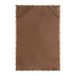 Kate & Laurel All Things Decor 23"X34" Prindle Turned Wood Rectangle Mirror Rustic Brown -Umbra Home Decor Shop GUEST bd519909 ac42 435c aff5 d3da4ca85048