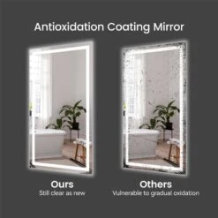 20in*28in LED Bathroom Mirror,Front-Lit And Back-Lit, Stepless Dimmable, 3 Colors CRI90+, Brightness Memory, Shatter-Proof,Anti-fog LED Vanity Mirror -Umbra Home Decor Shop GUEST bde6b7b9 7219 4aa2 8000 0301cd23bb76