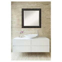24" X 24" Signore Bronze Wood Framed Wall Mirror - Amanti Art -Umbra Home Decor Shop GUEST be119d6d e739 4052 b661 78088b85aaeb