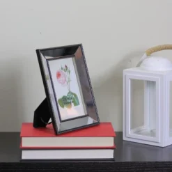 Northlight 4" X 6" Silver Studded Glass Mirror Encased Photo Picture Frame -Umbra Home Decor Shop GUEST be3f4484 3830 4b51 8cc7 214e4559f8f0