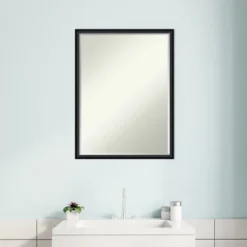 Amanti Art Lucie Petite Bevel Wood Bathroom Wall Mirror -Umbra Home Decor Shop GUEST be58a04b 910e 411f ae44 16fa460998d4