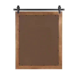 22" X 27" Samuels Wood Framed Decorative Wall Mirror Rustic Brown/Black - Kate & Laurel All Things Decor -Umbra Home Decor Shop GUEST beae89c7 d9f6 44f0 9a11 3cafbb72e517