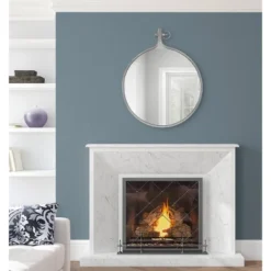 23.5" X 28.5" Yitro Irregular Wall Mirror Silver - Kate & Laurel All Things Decor -Umbra Home Decor Shop GUEST bf63bdfc 4134 42db b2c9 40fb98e8d08c