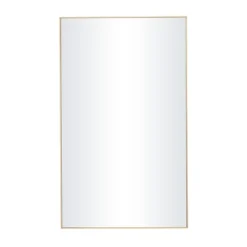 Wood Rectangle Shaped Wall Mirror With Thin Minimalistic Frame - Olivia & May -Umbra Home Decor Shop GUEST c06ff15f 2c25 49a2 911f 7a339c36c3fc