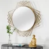 Metal Geometric Wall Mirror - Olivia & May