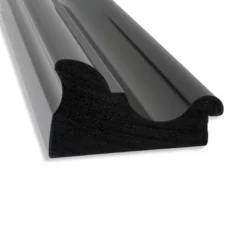 34" X 28" Non-Beveled Colonial Bathroom Wall Mirror Black - Amanti Art