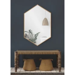22" X 31" Rhodes Hexagon Wall Mirror Natural - Kate & Laurel All Things Decor 9 22" X 31" Rhodes Hexagon Wall Mirror Natural - Kate & Laurel All Things Decor -Umbra Home Decor Shop GUEST c3458fa7 9522 4196 ba68 c14229303251