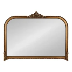 40"x30" Hubanks Arched Wall Mirror Gold - Kate & Laurel All Things Decor -Umbra Home Decor Shop GUEST c5fd7f49 ab29 48d2 abd8 484b77c65c30