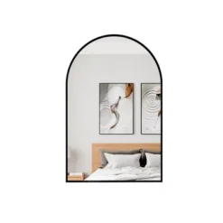 Alani Contemporary 36*24 Arched Wall Mirror,Arch-shaped Wall Mirror With Aluminum Alloy Frame- The Pop Home -Umbra Home Decor Shop GUEST c68fd1fe 1498 4146 b915 9c8f7798366b