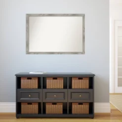 39" X 27" Non-Beveled Dove Square Bathroom Wall Mirror Gray Wash - Amanti Art -Umbra Home Decor Shop GUEST c71c5f47 59c5 4755 ade6 340e6aec906e 1