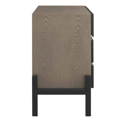 Merritt Dresser And Mirror Oak - Modway 3 Merritt Dresser And Mirror Oak - Modway - Image 3