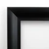 Amanti Art Steinway Black Scoop Petite Bevel Wood Bathroom Wall Mirror 27 X 21 In.