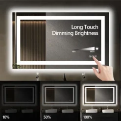 24x32 Inch Frameless LED Bathroom Mirror,Smart Mirror -Umbra Home Decor Shop GUEST c8559f93 b2ce 486b b6c1 a42d65f91cb0