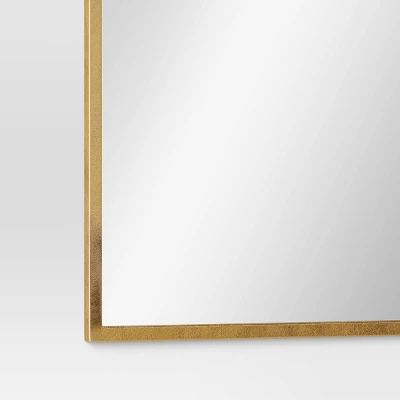 20"x30" Decorative Gold Wall Mantle Mirror Gold - Threshold™ 3 20"x30" Decorative Gold Wall Mantle Mirror Gold - Threshold™ - Image 3