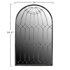 Arched Mirror With Iron Cage Design Wall Mirror - Storied Home -Umbra Home Decor Shop GUEST c8b3a02f 5539 4204 b080 84beff6ffb0e