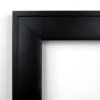 Amanti Art Nero Black Petite Bevel Wood Bathroom Wall Mirror 27.5 X 21.5 In.