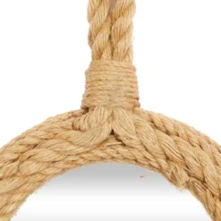 Jute Wall Mirror With Rope Accents Set Of 3 Brown - Olivia & May -Umbra Home Decor Shop GUEST c93d5db1 142f 455a a1df 71301b29637f