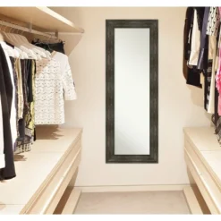 20" X 54" Non-Beveled Rail Rustic Char Full Length On The Door Mirror - Amanti Art 13 20" X 54" Non-Beveled Rail Rustic Char Full Length On The Door Mirror - Amanti Art -Umbra Home Decor Shop GUEST c9d34481 50bd 4dae 899f da70851809e7