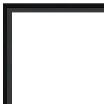 Amanti Art 37" X 25" Lucie Framed Bathroom Vanity Wall Mirror Black : Modern Rectangle, No Assembly Required 2 Amanti Art 37" X 25" Lucie Framed Bathroom Vanity Wall Mirror Black : Modern Rectangle, No Assembly Required - Image 2