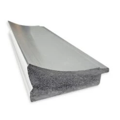 32" X 26" Non-Beveled Flair Bathroom Wall Mirror Polished Nickel - Amanti Art