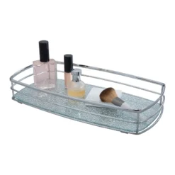 Vanity Mirror Tray Chrome - Elle Décor