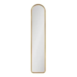 Kate & Laurel All Things Decor 8"x38" Caskill Framed Arch Wall Mirror Gold -Umbra Home Decor Shop GUEST cb021929 197c 47a6 a589 96d6cddb0633