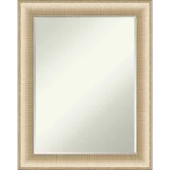 Elegant Brushed Petite Bevel Bathroom Wall Mirror -Umbra Home Decor Shop GUEST cba28673 e381 4c24 b50d c20e8aa92ab8