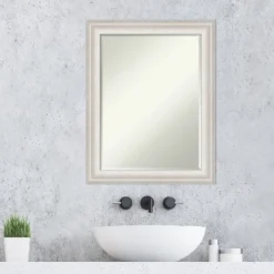 Amanti Art Trio White Wash Silver Petite Bevel Bathroom Wall Mirror 28.5 X 22.5 In. 12 Amanti Art Trio White Wash Silver Petite Bevel Bathroom Wall Mirror 28.5 X 22.5 In. -Umbra Home Decor Shop GUEST cbc8d8ff 55a0 4180 8a5a 6df7afe60621