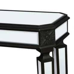 48" Black Mirror Console Table Vintage Wood Grain Carving Process Gorgeous And Noble For Entryway, Sofa Table,Living Room(48''W X 32.3''H X 18D) -Umbra Home Decor Shop GUEST cbf0ad8b b14a 4953 80be 6e15e73d3473