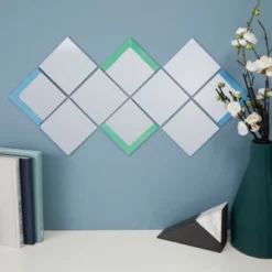 50 Pack Craft Square Mirror Mosaic Tiles 4" For DIY Projects Art & Crafts Home Decorations 10 50 Pack Craft Square Mirror Mosaic Tiles 4" For DIY Projects Art & Crafts Home Decorations -Umbra Home Decor Shop GUEST cc63ddab d765 48e1 973b c9c618ce5069