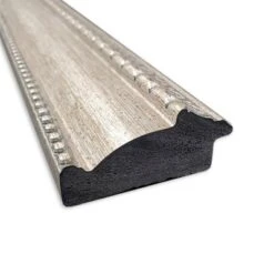 22" X 28" Non-Beveled Lyla Ornate Silver Wall Mirror - Amanti Art