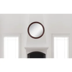 Round George Decorative Wall Mirror Brown - Howard Elliott -Umbra Home Decor Shop GUEST cdad4cfc aa86 4764 954a 29d2c9b66851