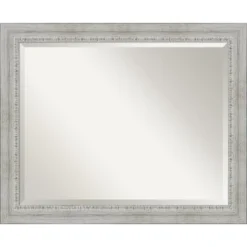 Amanti Art Rustic White Wash Beveled Wood Bathroom Wall Mirror -Umbra Home Decor Shop GUEST cde4f55f 2cac 447d b94e 88398c8cec15