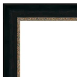 Amanti Art Paragon Bronze Petite Bevel Bathroom Wall Mirror 30.5 X 24.5 In.