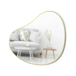 24" X 36" Hubba Pebble Mirror Brass - Umbra -Umbra Home Decor Shop GUEST ce30678d 9e51 4b7d aeda 619fcfc929f5