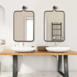 20" X 35" Yitro Rectangle Wall Mirror Bronze - Kate & Laurel All Things Decor 9 20" X 35" Yitro Rectangle Wall Mirror Bronze - Kate & Laurel All Things Decor -Umbra Home Decor Shop GUEST ce45815c 70ba 4827 976b 72b02d49f910