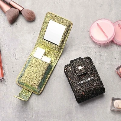 Byootique Portable Lipstick Case Lip Gloss Pouch With Mirror For Purse Mini Bag 5 Byootique Portable Lipstick Case Lip Gloss Pouch With Mirror For Purse Mini Bag - Image 5