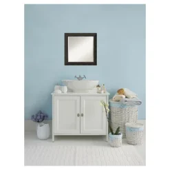 24" X 24" Signore Bronze Wood Framed Wall Mirror - Amanti Art -Umbra Home Decor Shop GUEST d0b056c3 cf13 4628 bc20 77ed713ff357